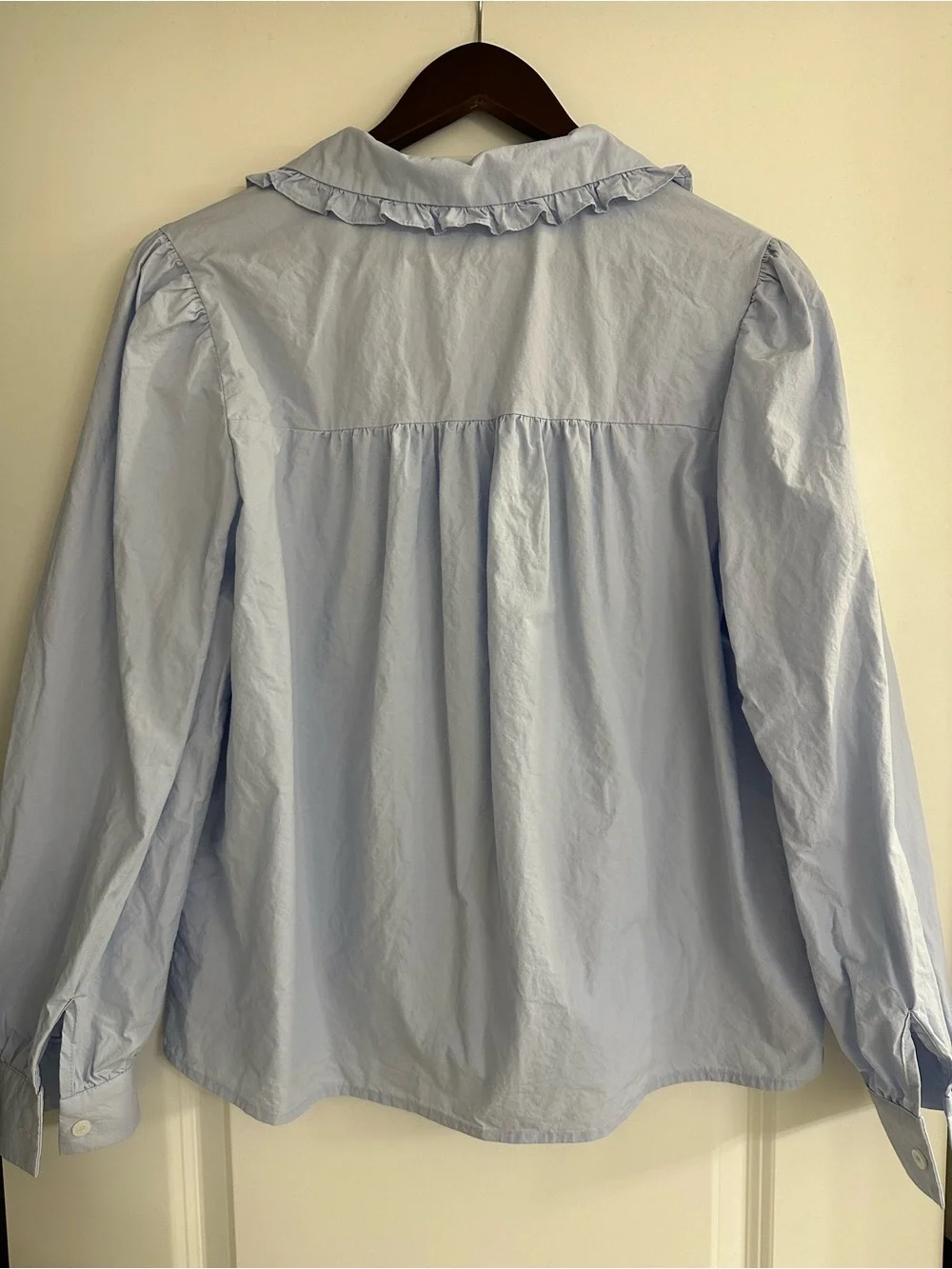 OLIVE CLOTHING Leah Frill Neck Blouse - Picture 6 of 6